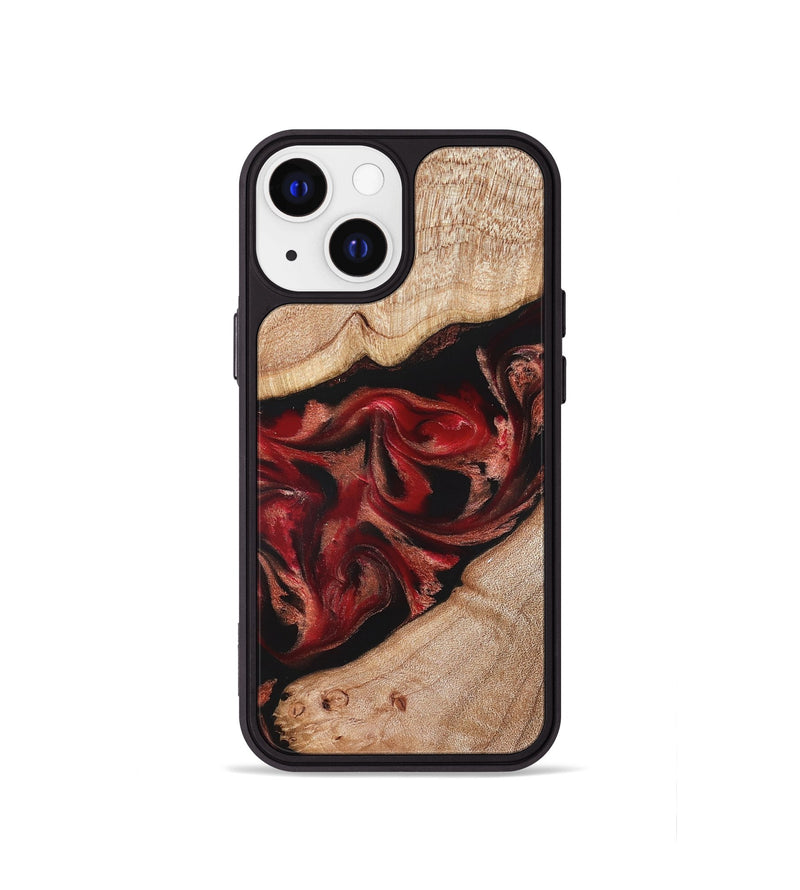 iPhone 13 mini Wood Phone Case - Harlan (Red, 822184)
