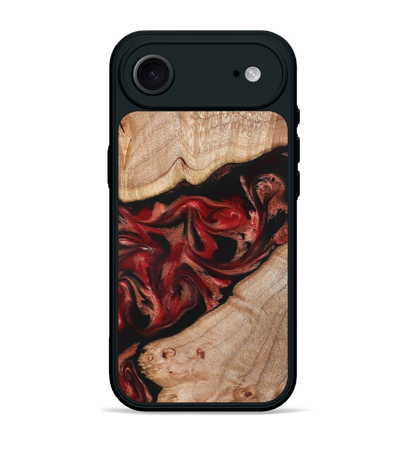 iPhone 17 Air Wood Phone Case - Harlan (Red, 822184)