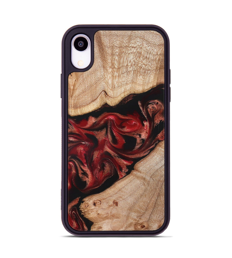 iPhone Xr Wood Phone Case - Harlan (Red, 822184)