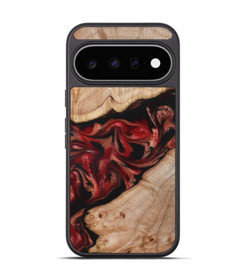 Pixel 11 Wood Phone Case - Harlan (Red, 822184)