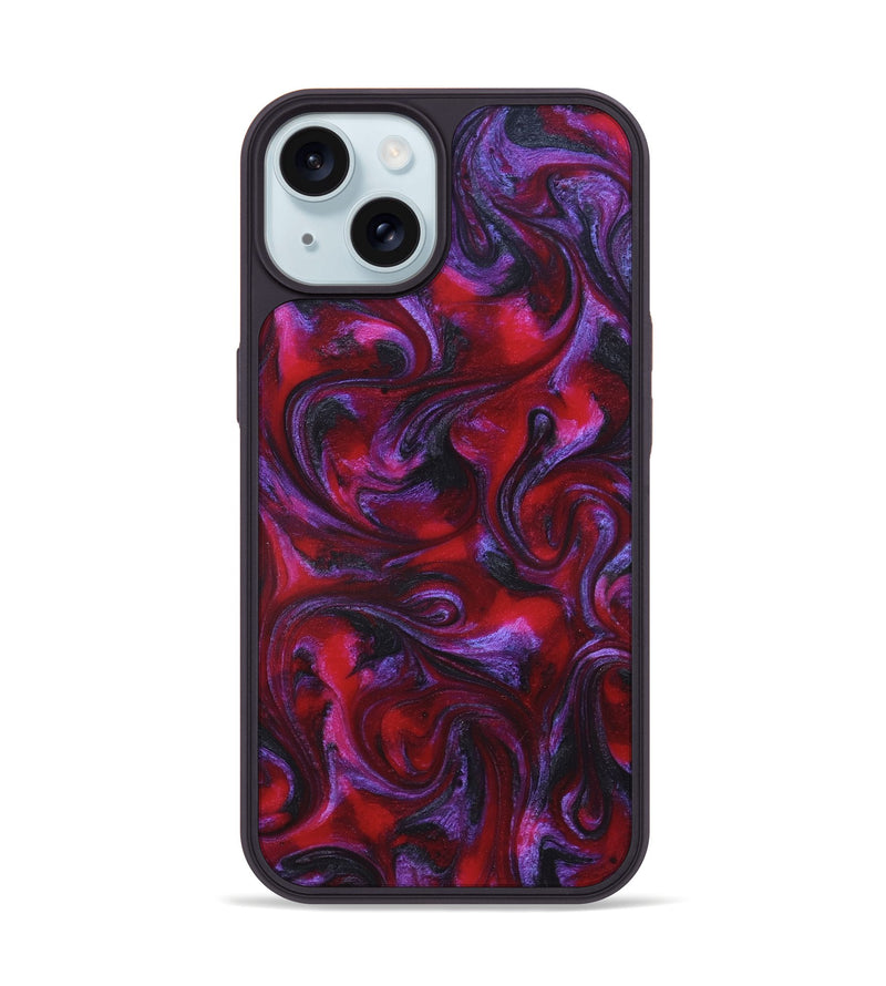 iPhone 15 ResinArt Phone Case - Nestor (Red, 822185)