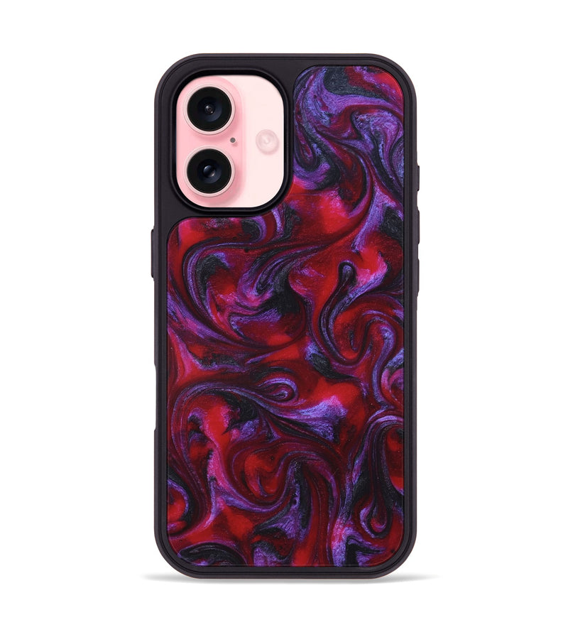 iPhone 16 ResinArt Phone Case - Nestor (Red, 822185)
