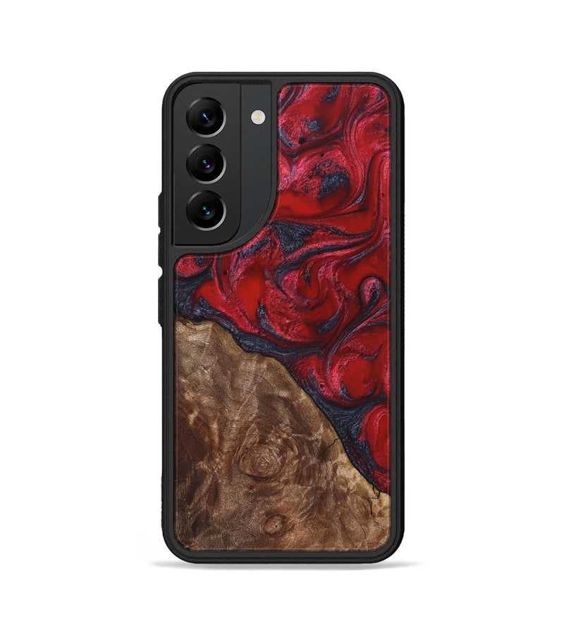 Galaxy S22 Wood Phone Case - Teri (Red, 822186)