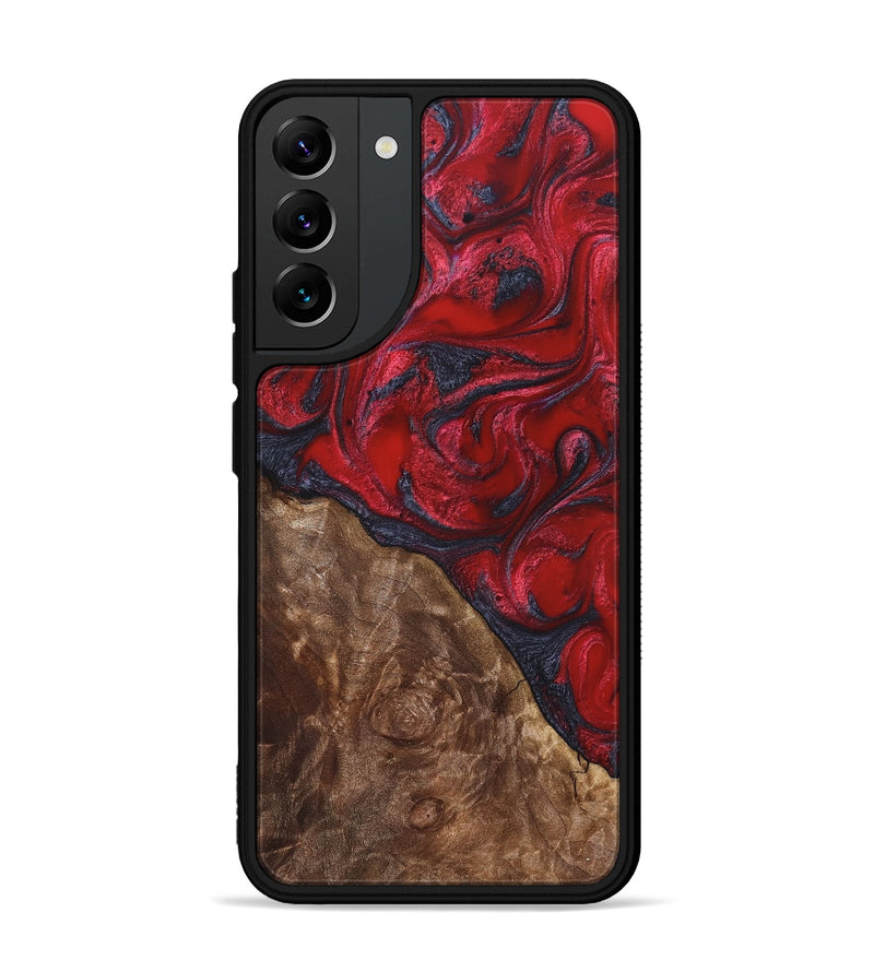 Galaxy S22 Plus Wood Phone Case - Teri (Red, 822186)
