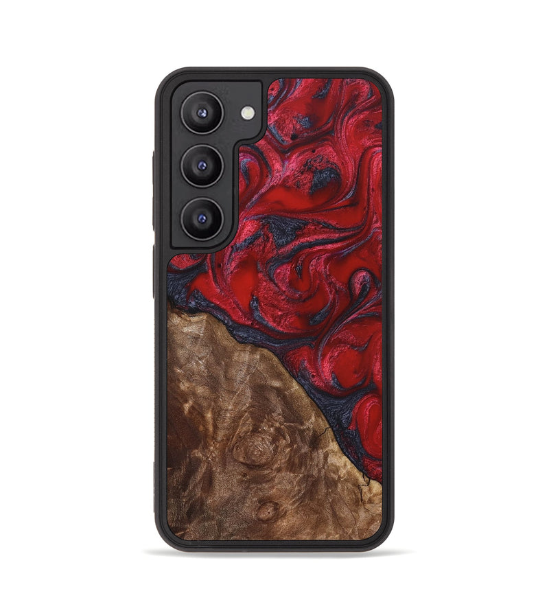 Galaxy S23 Wood Phone Case - Teri (Red, 822186)