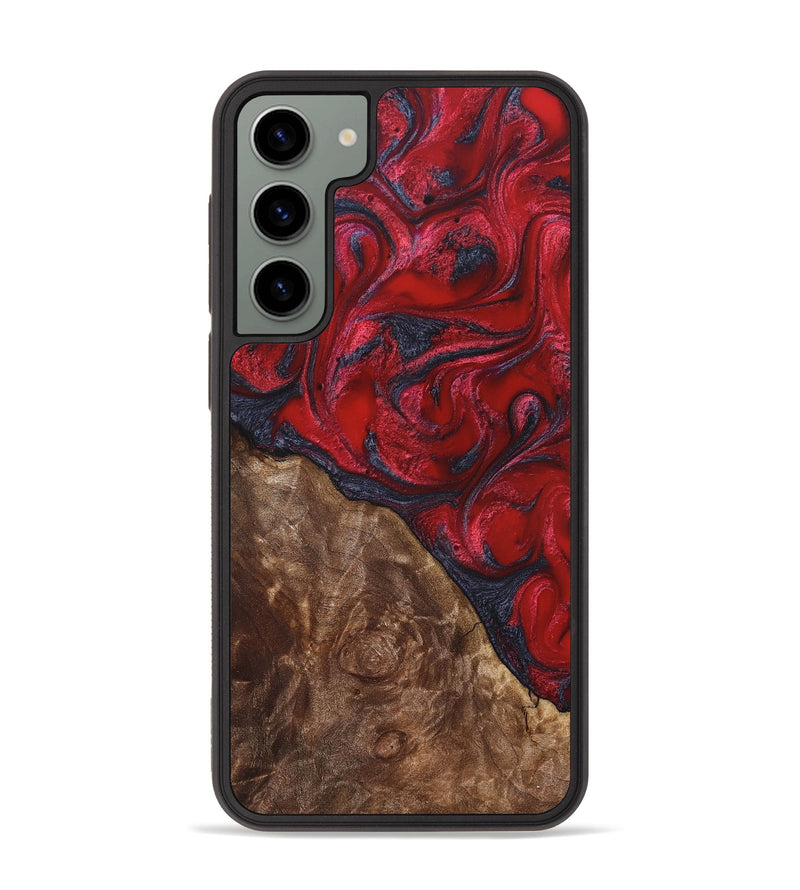 Galaxy S23 Plus Wood Phone Case - Teri (Red, 822186)