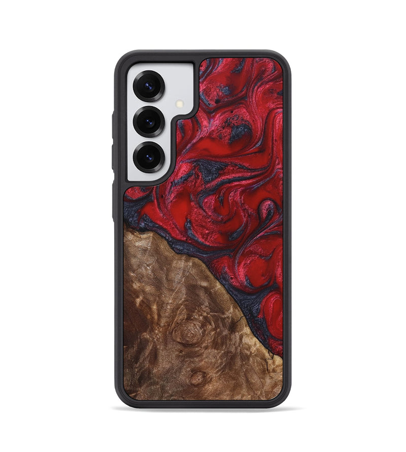 Galaxy S25 Wood Phone Case - Teri (Red, 822186)