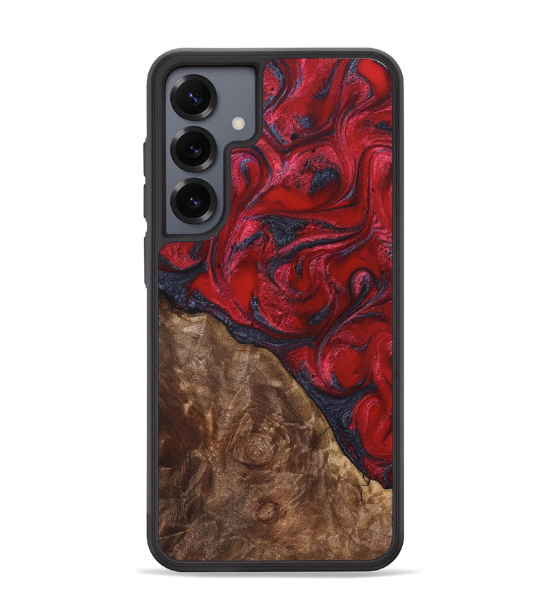 Galaxy S25 Plus Wood Phone Case - Teri (Red, 822186)