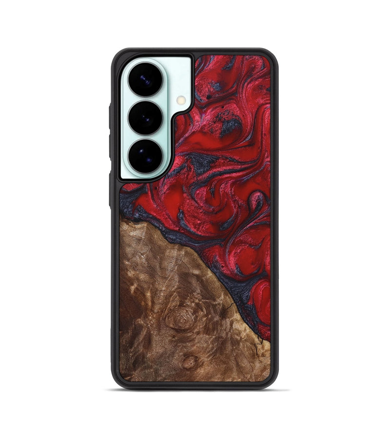 Galaxy S26 Wood Phone Case - Teri (Red, 822186)
