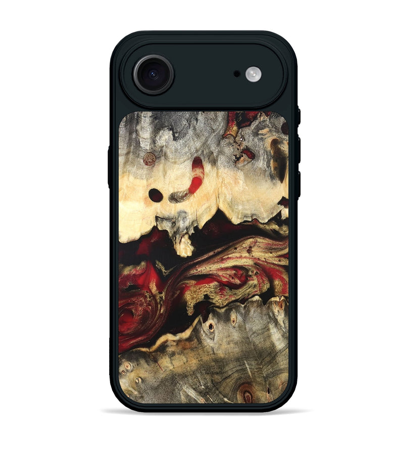 iPhone 17 Air Wood Phone Case - Stephon (Red, 822187)