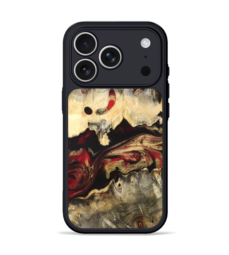 iPhone 17 Pro Wood Phone Case - Stephon (Red, 822187)