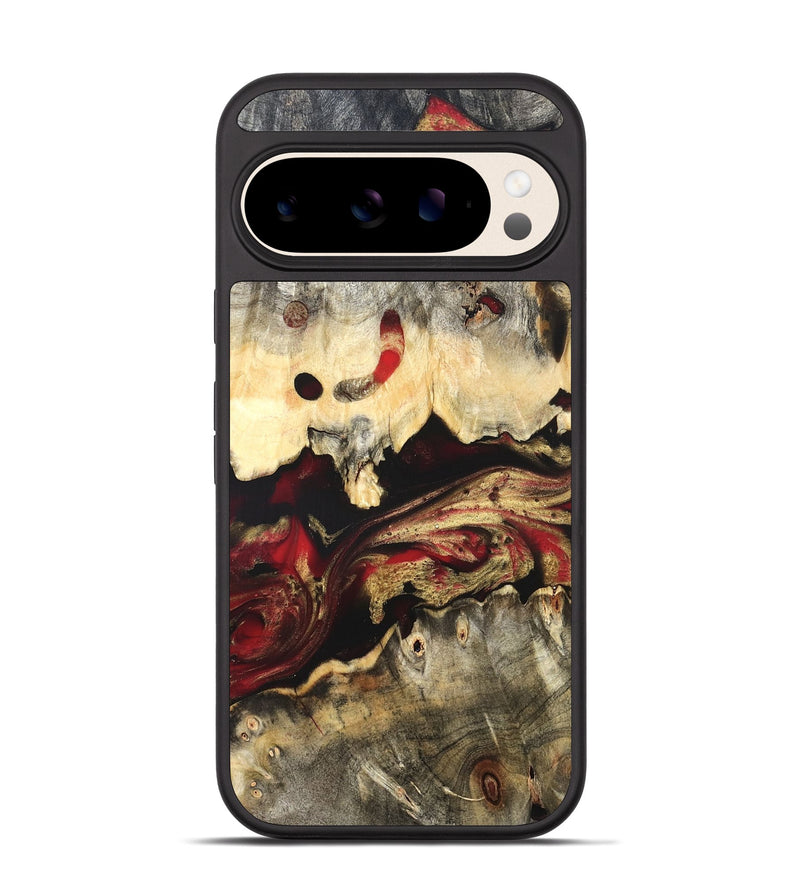 Pixel 10 Wood Phone Case - Stephon (Red, 822187)