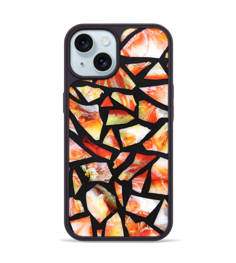 iPhone 15 ResinArt Phone Case - Kayden (Stained Glass, 822189)