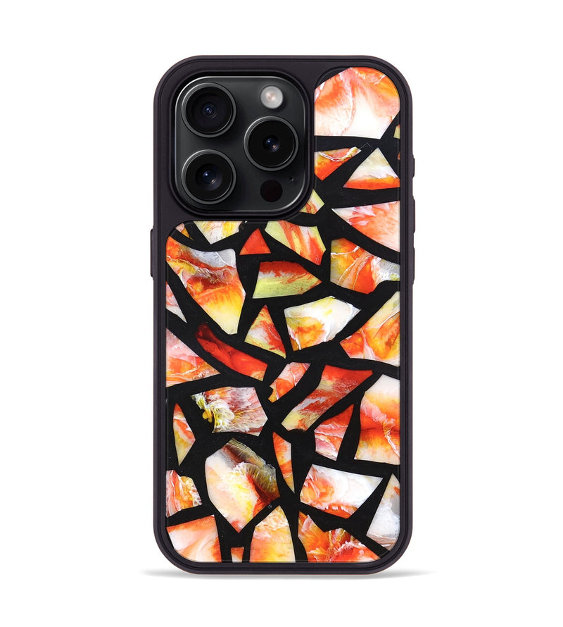 iPhone 15 Pro ResinArt Phone Case - Kayden (Stained Glass, 822189)
