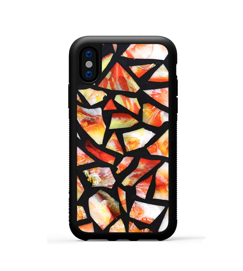 iPhone Xs ResinArt Phone Case - Kayden (Stained Glass, 822189)