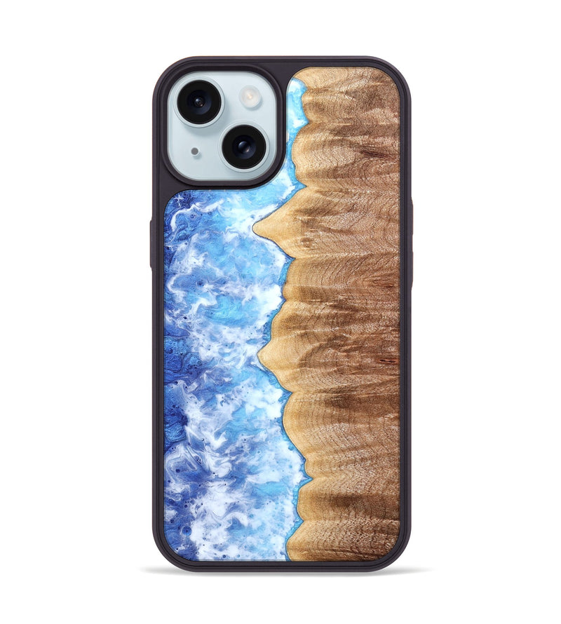 iPhone 15 Wood Phone Case - Ashlie (Coastal, 822193)