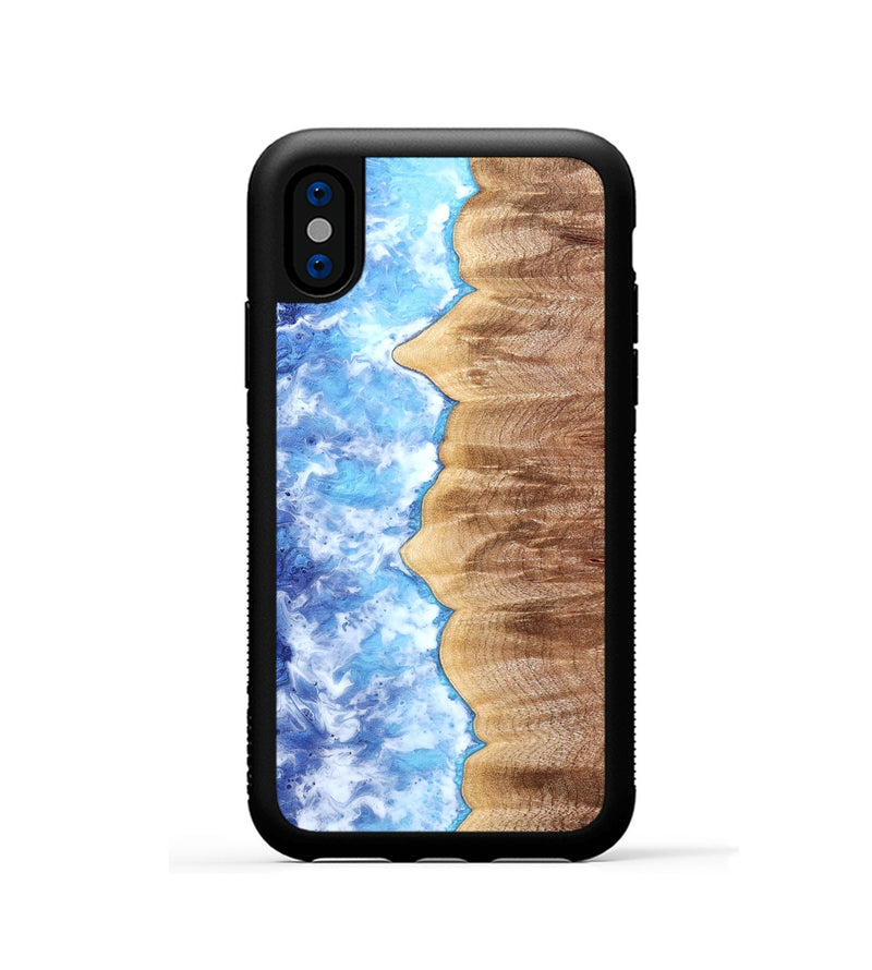 iPhone Xs Wood Phone Case - Ashlie (Coastal, 822193)