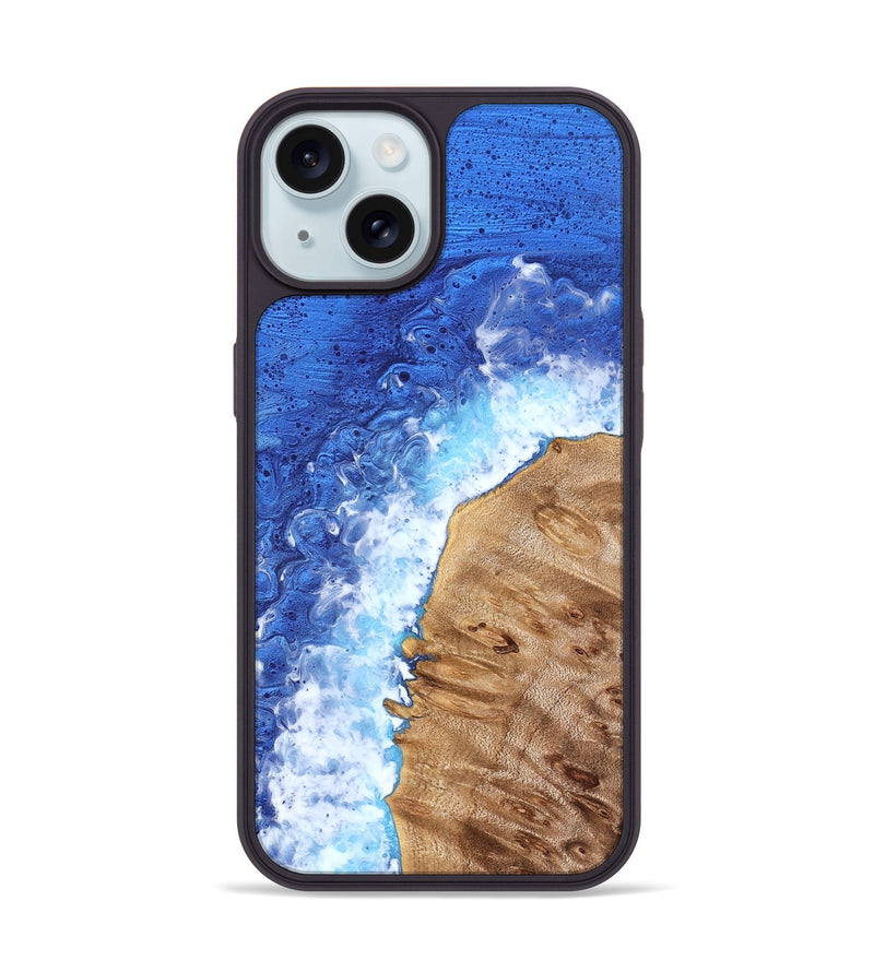 iPhone 15 Wood Phone Case - Flossie (Coastal, 822195)