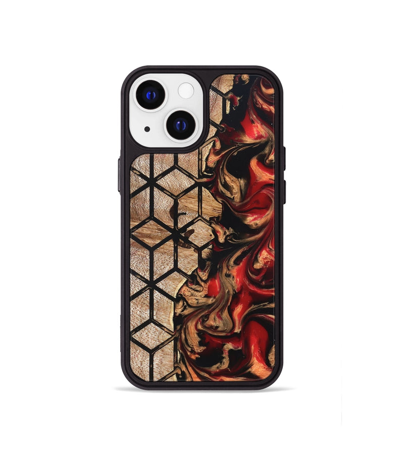 iPhone 13 mini Wood Phone Case - Jasper (Pattern, 822196)