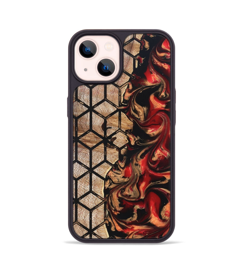 iPhone 14 Wood Phone Case - Jasper (Pattern, 822196)