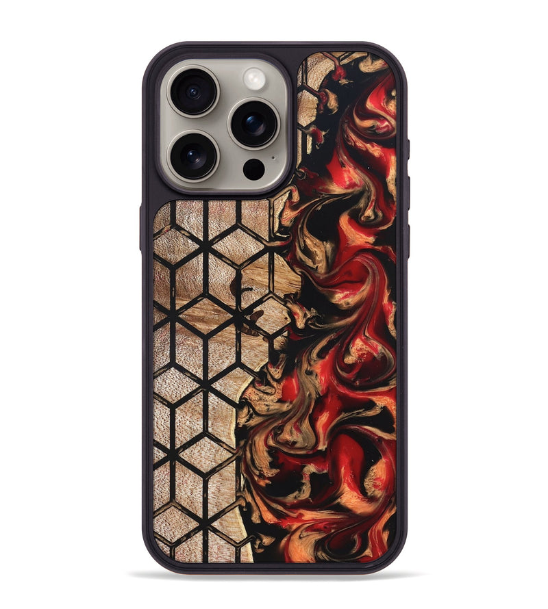 iPhone 15 Pro Max Wood Phone Case - Jasper (Pattern, 822196)