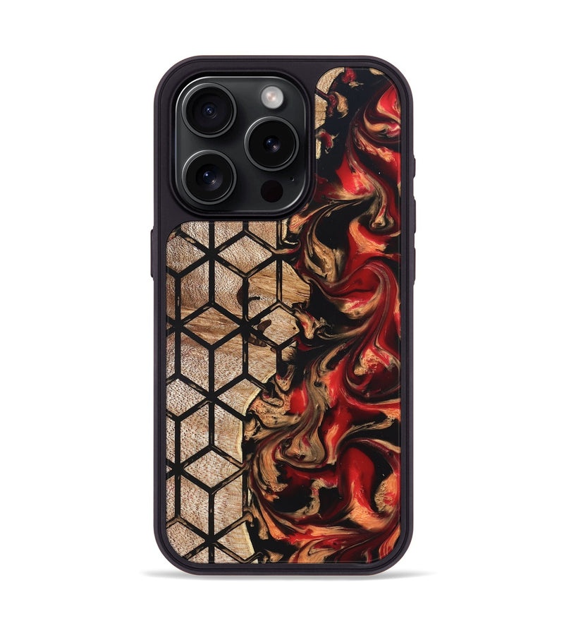 iPhone 15 Pro Wood Phone Case - Jasper (Pattern, 822196)