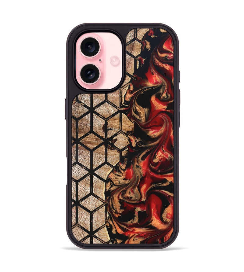 iPhone 16 Wood Phone Case - Jasper (Pattern, 822196)