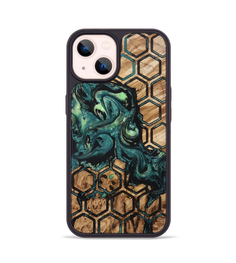 iPhone 14 Wood Phone Case - Chana (Pattern, 822197)