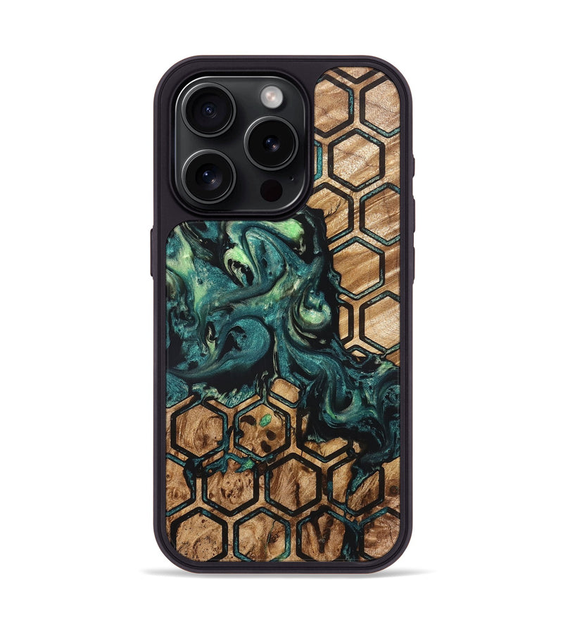 iPhone 15 Pro Wood Phone Case - Chana (Pattern, 822197)