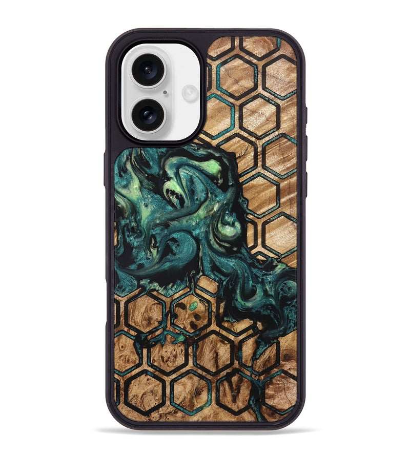 iPhone 16 Plus Wood Phone Case - Chana (Pattern, 822197)
