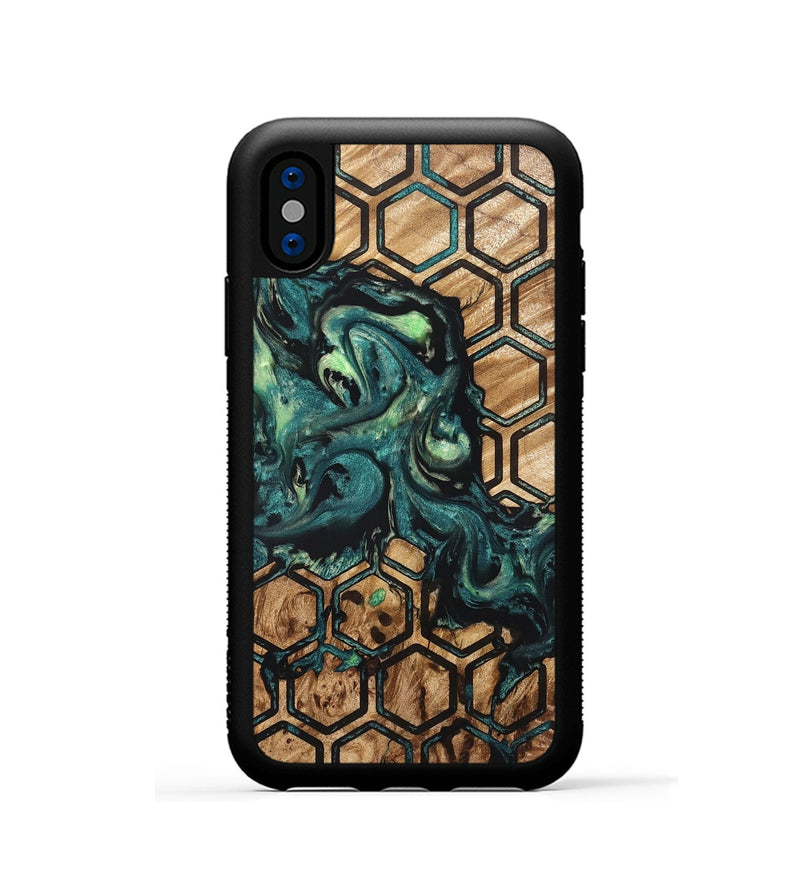 iPhone Xs Wood Phone Case - Chana (Pattern, 822197)
