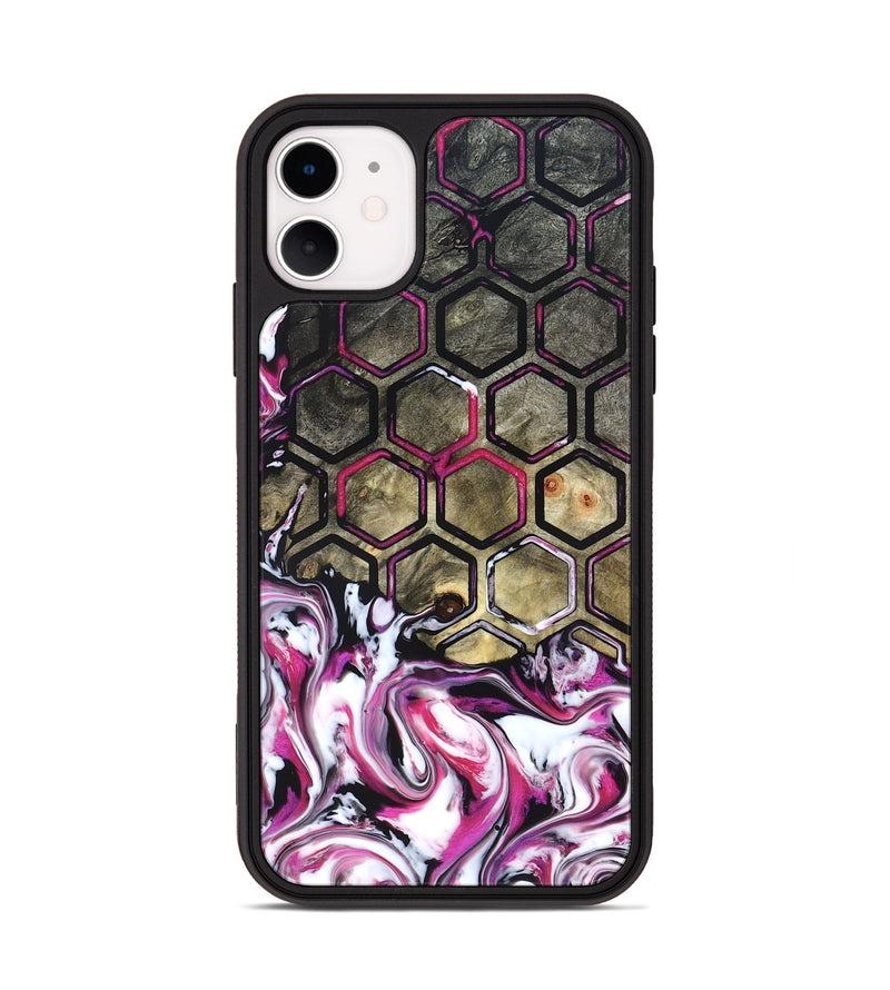 iPhone 11 Wood Phone Case - Yaakov (Neon, 822198)