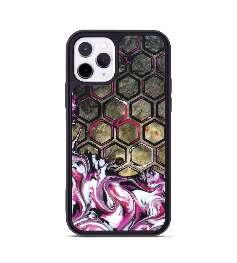 iPhone 11 Pro Wood Phone Case - Yaakov (Neon, 822198)