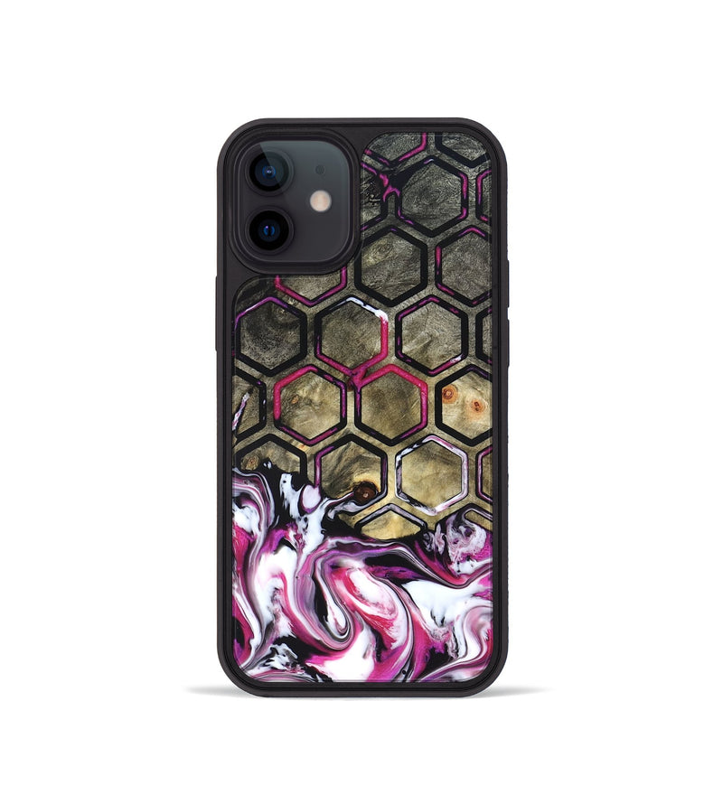 iPhone 12 mini Wood Phone Case - Yaakov (Neon, 822198)