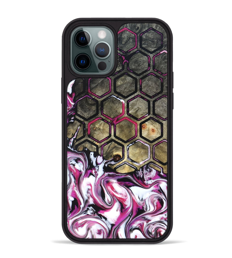 iPhone 12 Pro Max Wood Phone Case - Yaakov (Neon, 822198)