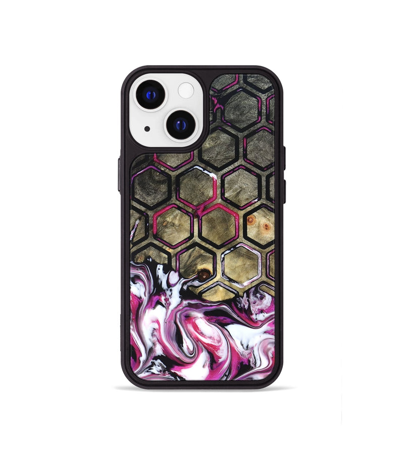 iPhone 13 mini Wood Phone Case - Yaakov (Neon, 822198)