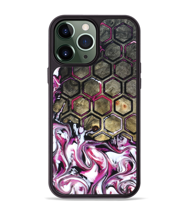 iPhone 13 Pro Max Wood Phone Case - Yaakov (Neon, 822198)