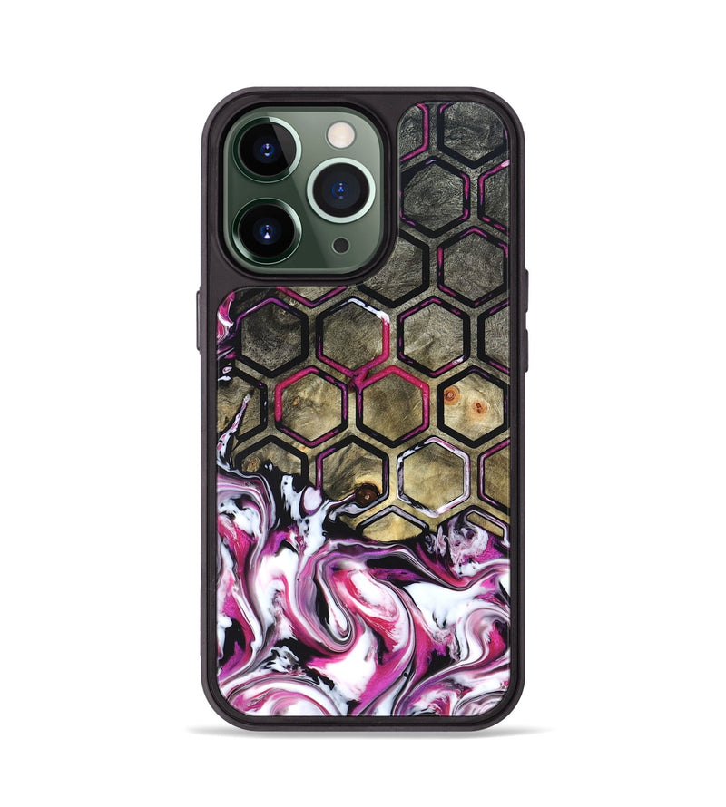 iPhone 13 Pro Wood Phone Case - Yaakov (Neon, 822198)