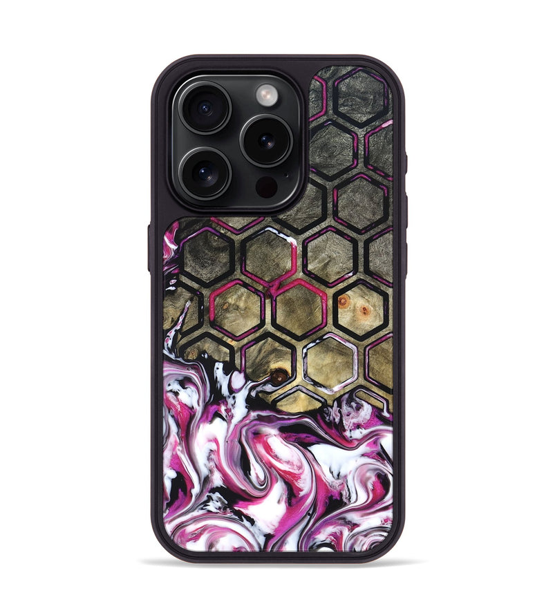 iPhone 15 Pro Wood Phone Case - Yaakov (Neon, 822198)