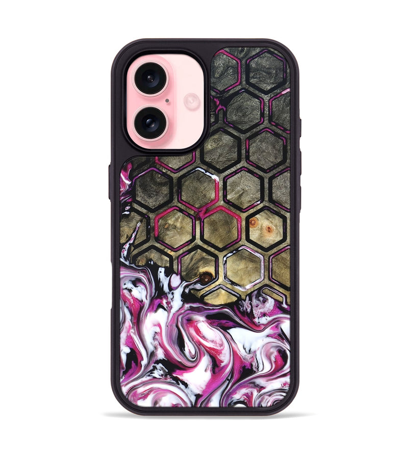 iPhone 16 Wood Phone Case - Yaakov (Neon, 822198)