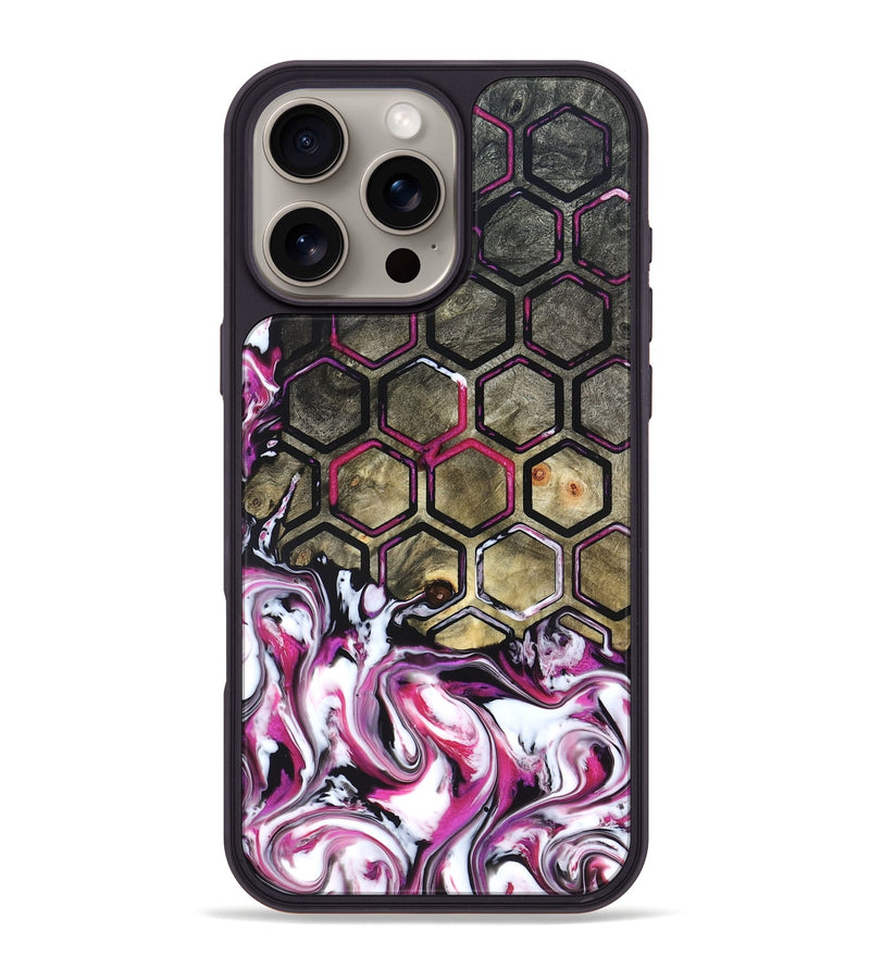 iPhone 16 Pro Max Wood Phone Case - Yaakov (Neon, 822198)