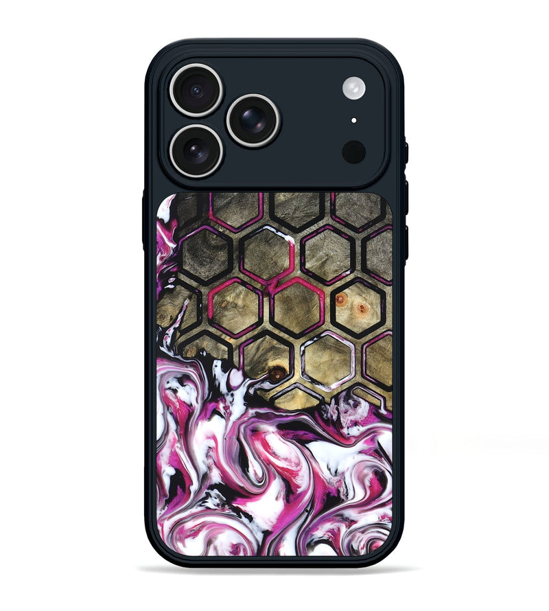 iPhone 17 Pro Max Wood Phone Case - Yaakov (Neon, 822198)