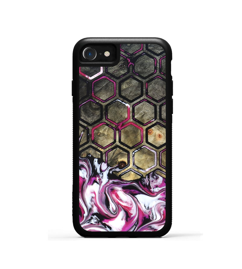 iPhone SE Wood Phone Case - Yaakov (Neon, 822198)