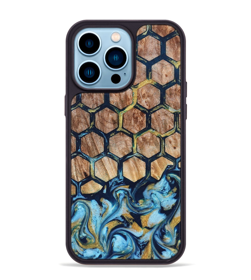 iPhone 14 Pro Max Wood Phone Case - Dejah (Pattern, 822199)