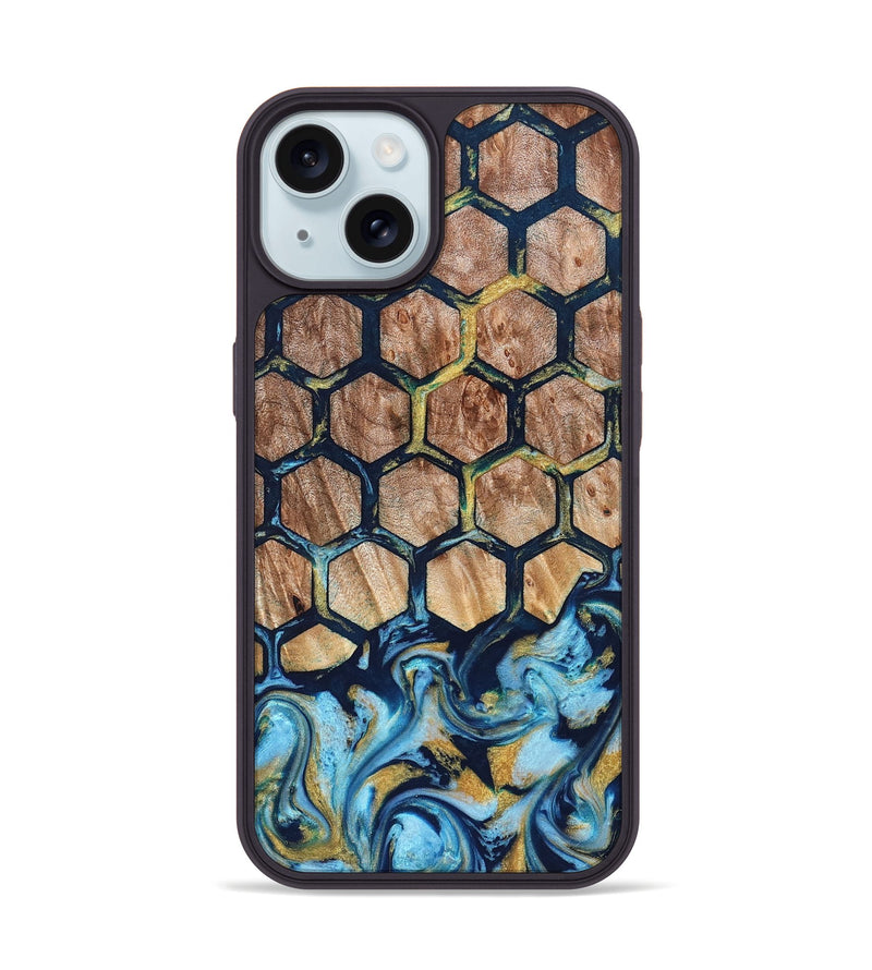 iPhone 15 Wood Phone Case - Dejah (Pattern, 822199)