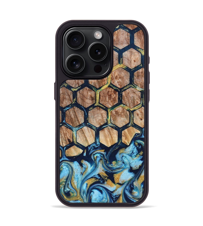 iPhone 15 Pro Wood Phone Case - Dejah (Pattern, 822199)