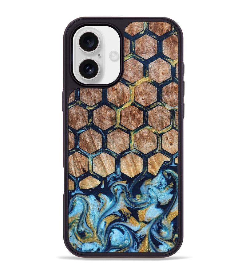 iPhone 16 Plus Wood Phone Case - Dejah (Pattern, 822199)