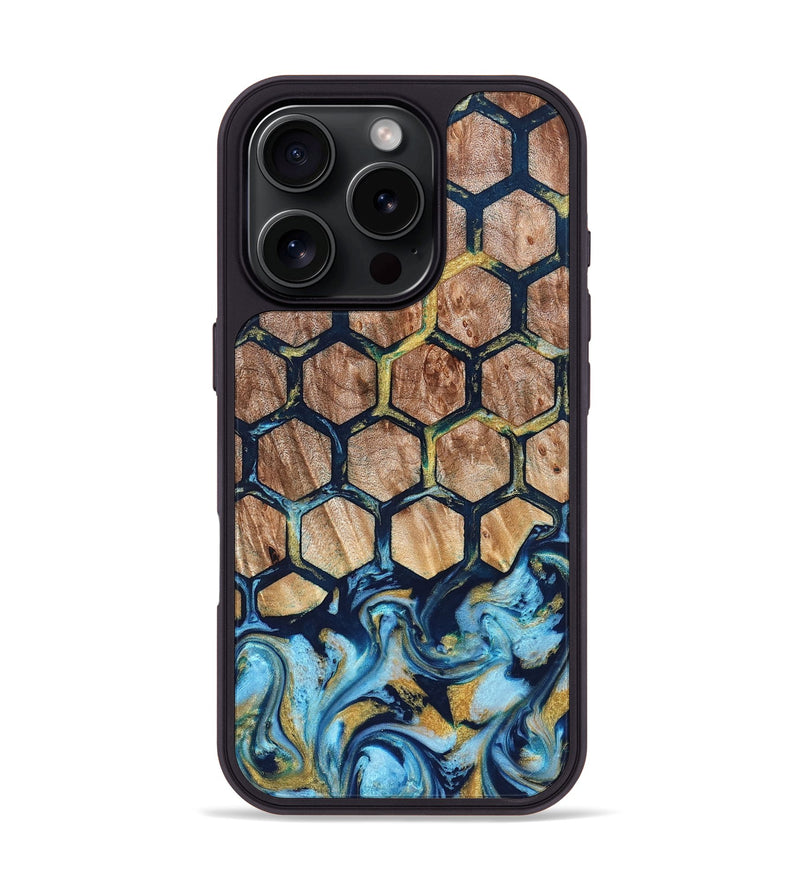 iPhone 16 Pro Wood Phone Case - Dejah (Pattern, 822199)
