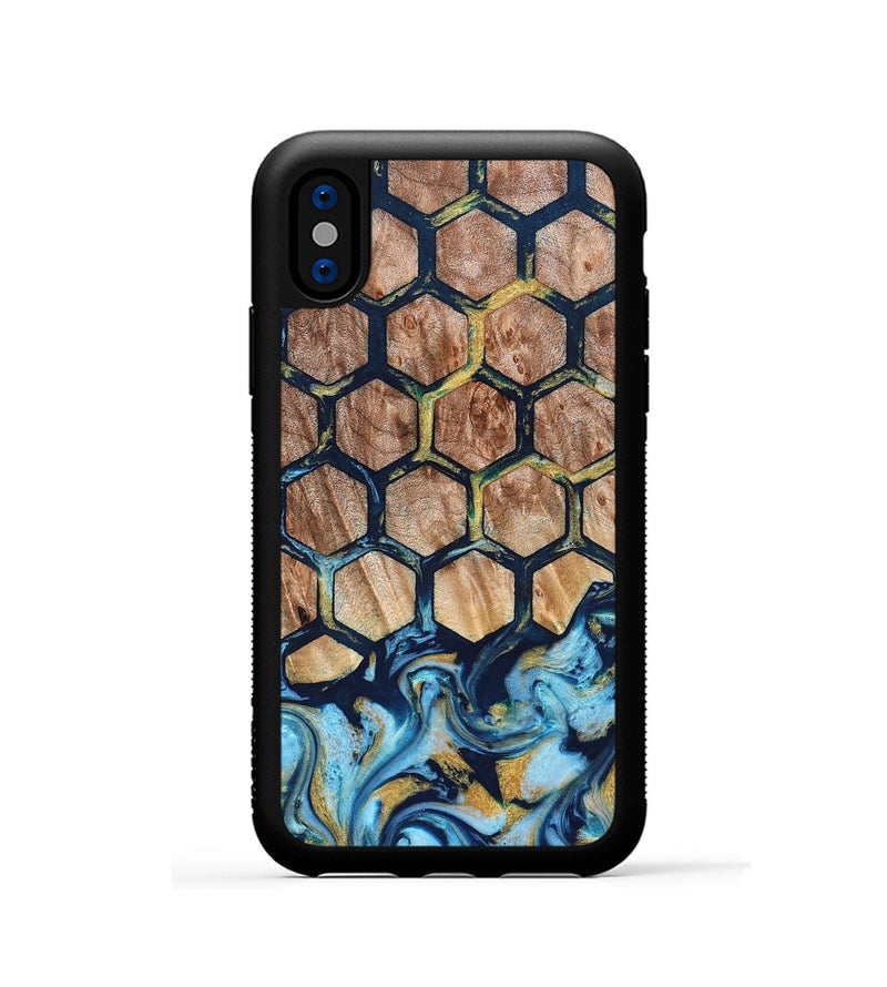 iPhone Xs Wood Phone Case - Dejah (Pattern, 822199)
