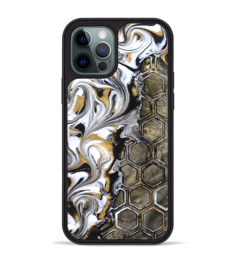 iPhone 12 Pro Max Wood Phone Case - Adella (Pattern, 822200)